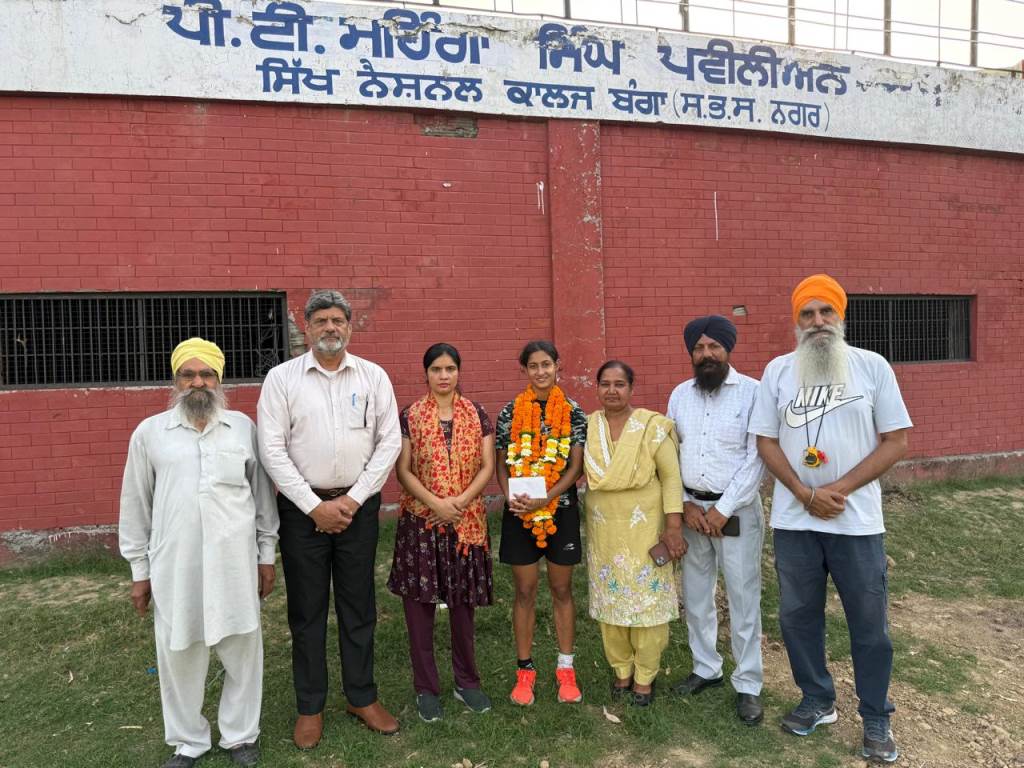 Sikh National College Banga student Lovejot Kahma sets a new record